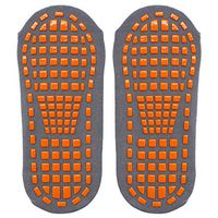 xmke96 Non-Slip Socks Parent-Child Early Education Sports Socks Adult Yoga Trampoline Playground Breathable Cotton Floor Socks Grey