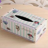 Yingte Tissue Box,Napkin Case,Retro Design Paper Tower Holder