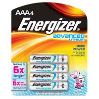 Energizer Holdings EVEEA92BP4 EA92BP-4 Advanced Lithium General Purpose Battery