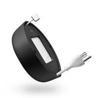 Quirky Powercurl V2 POP 60W Wire Organizer, Black (PPRCP-60BK)