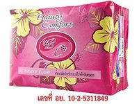 Happyland2u Bio Sanitary Pads Beauty Comfort - Ultra Thin Bio Sanitary Pads for Heavy Flow/Night Use Length 30 Cms /10 Pads