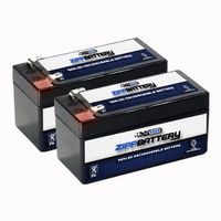 12V 1.2AH Sealed Lead Acid (SLA) Battery - T1 Terminals - for ZB-12-1.2 - 2PK