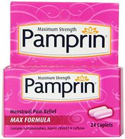 Pamprin Maximum Strength Max Formula Period Relief, 24 Caplets
