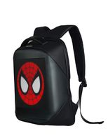 Novelty Smart LED Backpack Fashion Black Customizable Laptop Backpack Creative Christmas Gift School Bag (Black New Modol)