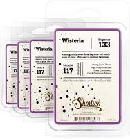 Shortie's Candle Company Pure Wisteria Wax Melts Bulk Pack - Formula 117-4 Highly Scented Bars - Made with Essential & Natural Oils - Flower & Floral Air Freshener Cubes Collection