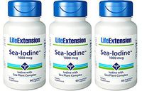 Sea-Iodine 1000 mcg, 60 Vegetarian Capsules-Pack-3