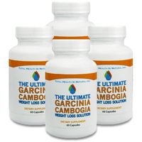 Ultimate Garcinia Cambogia + Potassium 1000mg per V-Cap (240 Capsules) 4 Bottles
