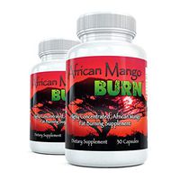 African Mango Burn (2 Bottles) - The Ultimate African Mango Fat Burning Supplement. Pure Irvingia Gabonensis Weight Loss, Appetite Suppressing Diet Pills (1200mg)