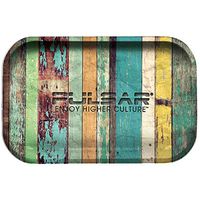 Pulsar Metal Rolling Tray (Medium, Wood Grain)
