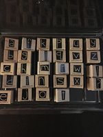 Stampin' Up! Tidy Alphabet Stamp Set