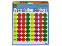 336 Pack prescription stickers Case of 24