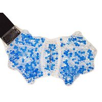 Therapeutic Beads Pearls Wrap With Strap & Gel Hot Cold Ice Pack For Knee,Ankle,Elbow,Pain,Arthiritis-BPA Phthalate Free,Non Toxic,Microwave Freezer Safe-First Aid Pain Relief Spa,Rehab,Beauty (2)