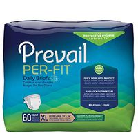 Prevail Per-Fit Protective Underwear, Maximum Plus Absorbency, Size X-Large, 15 Count (Pack of 4 (60 Count))