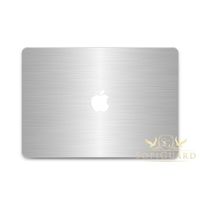 SopiGuard Brushed Aluminium Silver Full Body Vinyl Skin Apple MacBook 12 Retina 2015