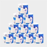 Toilet Paper,Toilet Paper Towel Soft Skin-Friendly Strong No Fragrance Bath Tissue Paper (3-PLY 10 Rolls)