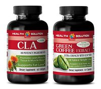 Fat Loss Soft gels - CLA - Green Coffee Extract - Combo - Green Coffee Natural Ground - (2 Bottles Combo)