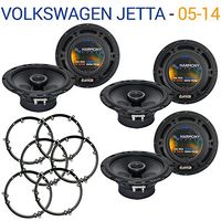 Compatible with Volkswagen Jetta 2005-2014 Factory Speaker Upgrade Harmony (3) R65 Package New