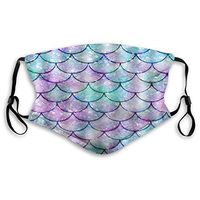 Mouth Masks for Dust Protection Face Mask Washable Earloop Mask Activated Carbon Filter Pink Unicorn