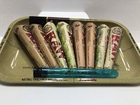 Mix Bundle of RAW CONES King Size and 1 1/4, Organic Cones, Classic Cones. RAW Tray + DOOBTUBE