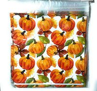 Pumpkin Zip Bags by Celebrate it - 25 Count - Perfect for Pumpkin Lovers