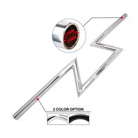 Motorcycle 1" inch Drag Handlebar Z Bar Chrome Universal 25mm Hand Bars For Harley Sportster Cruiser XL 883 1200 Custom Chopper Softail Dyna Street Bob