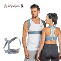 Posture Corrector Back Support Brace for Women Men, Adjustable Comfortable Back Straightener/Shoulder Strap/Posture Trainer Device for Shoulder and Clavicle Support,Back Shoulder Neck Pain Relief
