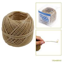 Kare & Kind Organic Hemp Wick Line - 100% Natural Hemp - Edible Grade Beeswax - 200 Ft Spool (1.0 mm) - No Cotton, No Lead - Perfect Alternative to Butane Cigarette Lighters and Phosphor Matches