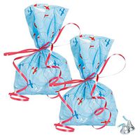Fun Express Airplane Party Cellophane Bags - 24 ct
