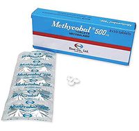 Methycobal 500 mcg tablets Mecobalamin (Packing 3 × 10's) Product of Eisai, Japan, Effective for Peripheral Nerve Supplement with Mecobalamin (B12) 500 mcg Oral 1 tab 3 Times a Day