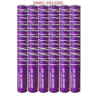 AA Size 3.6V ER14505 2400mAh Lithium/SOCL2 Batteries Count:Pcs (200Pcs)