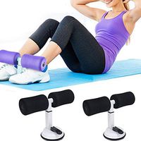 DAYFULI Sit-ups Assistant Device Adjustable Home Fitness Portable Sit-Up Gym Body Waist Belly Exercise Tool,Black