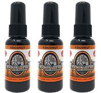 BluntPower Oil Based Concentrated Air Freshener and Oil for Diffuser - 3 Pack of Coconut (1.5 Ounce Each)