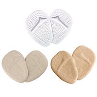 3 Pair Ball of Foot Cushions Gel Cushion Foot Pain Relief- Forefoot Pads- Metatarsalgia Shoe Insoles