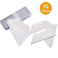Utility Knife Blades SK5 High Carbon Steel Utility Knife Box Cutter Razor Blades Knife Replacement Heavy-Duty 10 Pack
