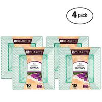 Squarete Hexagons Translucent Green Hard Plastic Elegant Disposable Plates, Bowls & Cups (4, 5 oz Dessert Bowls)