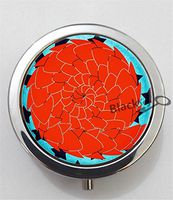 BlackKey Pangolin 3-Compartment Decorative Pocket Gift Box Case Organizer for Pill, Color 1 -2204