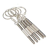Keychain eyeglass screwdriver, screwdriver key,5PCS/Set 3 in 1 Aluminum Steel Eyeglass Screwdriver Sunglass Watch Repair Kit With Keychain Portable Screwdriver Hand Tools, eyeglass repair