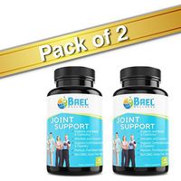 Bael Wellness Joint Supplement (Pack of 2), Plant based Glucosamine with Organic Turmeric Curcumin, Pepper, Green Tea, Flax Seed, Ginger Extract & More. High Potent, 1430 mg, Extra Strength, Certified