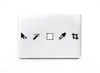 Graphic Designer Icons Sticker Decal For MacBook Pro, PC, Laptop, Window, Car, or Wall