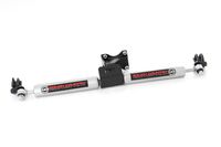Rough Country N3 Dual Steering Stabilizer Fits 2007-2018 [ Jeep ] Wrangler JK 2-6" Lift Premium Steering Damper 8734930