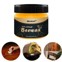 Wood Seasoning Beewax - Natural Beewax Polish for Wood & Furniture,Metal & Leather,Complete Solution Furniture Care Home Cleaning,Protect and Enhance The Shine