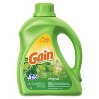 Gain 2X Ultra Concentrated Liquid Laundry Detergent, Original Scent, 100oz Bottle - Four 100oz Bottles.