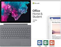 Newest Microsoft Surface Pro 6 12.3" (2736x1824) 10-Point Touch Display Tablet PC w/Type Cover (Platinum) & Office 2019, Intel Quad Core i5-8250U Upto 3.4GHz, 8GB RAM, 256GB SSD, Windows 10, Black