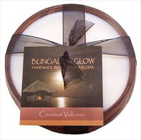 Bungalow Glow, Candle Coconut Volcano Wood 6 Ounce