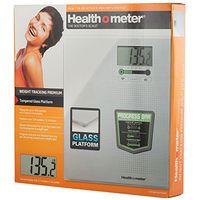 Healthometer Digital Weight Tracking Scale, With Large Large Lighted Display, 400 Pound Capacity, Tempered Glass
