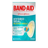 Band-Aid Hydro Seal Blister Heels, 6 Count (One-Size) Per Box (Pack of 4)