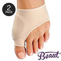 Bunion Corrector - Bunion Toe Straightener and Bunion Relief Detox Sleeve Bunion Pad with EuroNatural Gel - Orthopedic Bunion Corrector and Metatarsal Pad for Hammertoe and Hallux Valgus (Small)
