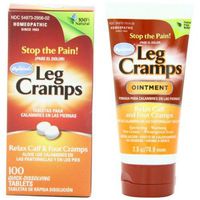 Hyland's Leg Cramp Tablets & Ointment Cream Bundle, Natural Cramp Relief Medicine and Ointment, 100 Tablets & 2.5 Ounce Tube