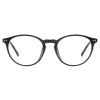 Cyxus Computer Blue Light Filter Vintage Retro Glasses, Anti Eye Strain Eyewear UV Headaches Lightweight Frame Eyeglasses TR90 (8010T02,Matte Black)