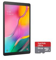 Samsung Galaxy Tab A 10.1 inch 128GB Black with 64GB Memory Card (2019, Wi-Fi Only, 3GB RAM, Micro SD Card Slot) SM-T510NZKGXAR